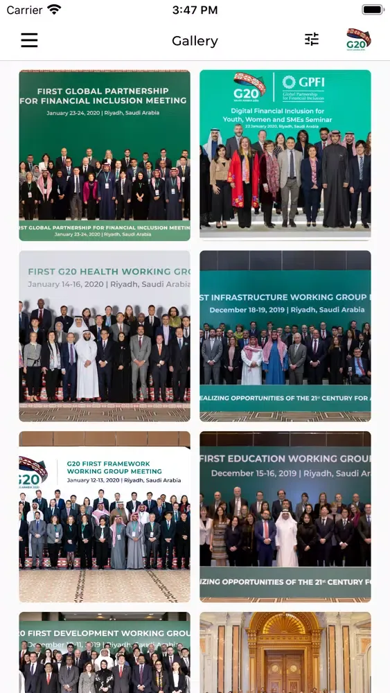 G20 Saudi Arabia 2020 スクリーンショット