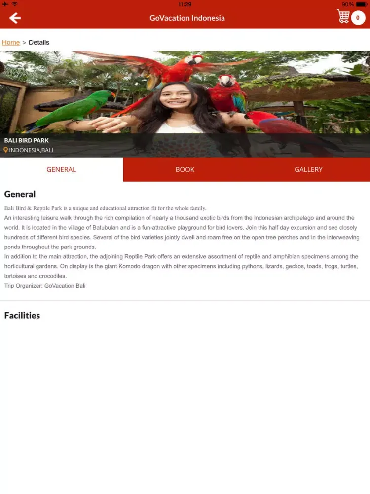 GoVacation iPad  스크린샷