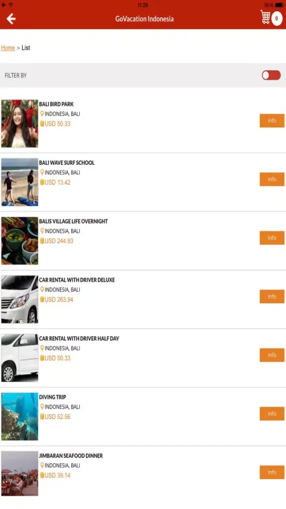 GoVacation 스크린샷