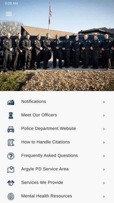 Argyle PD Connect應用截圖