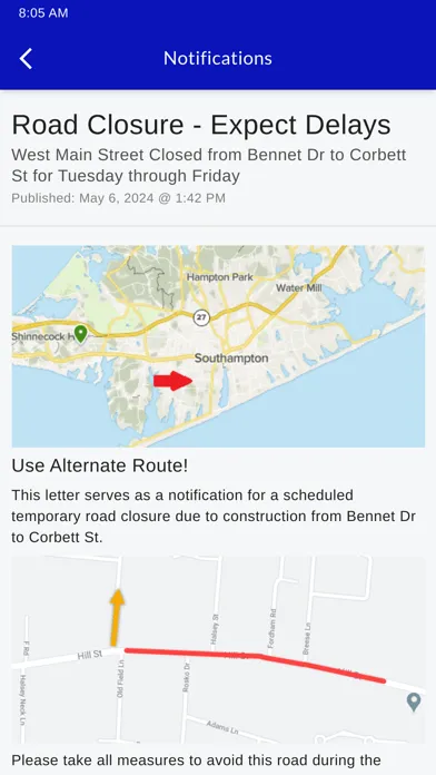 Benson NC Connect Screenshots