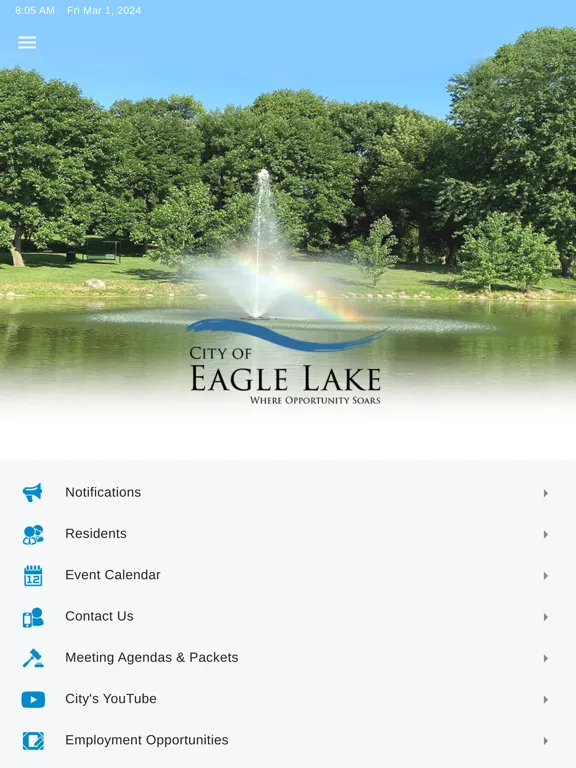 Capturas de pantalla de Eagle Lake Connect iPad 