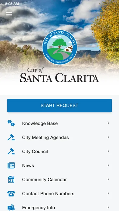 ภาพหน้าจอของ Santa Clarita Mobile App