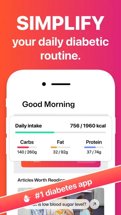 SugarCare- Diabetes Tracker Screenshots