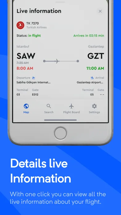 Tangkapan layar Flight Tracker&Radar #1
