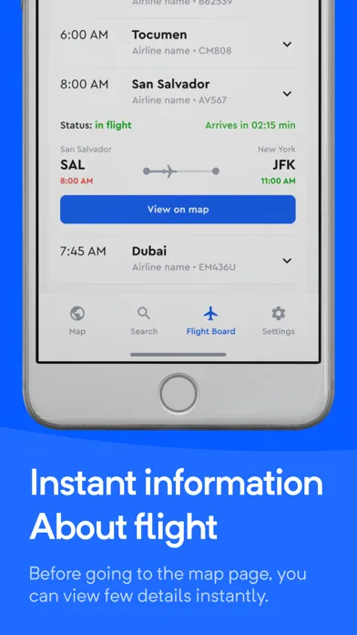 Tangkapan layar Flight Tracker&Radar #1