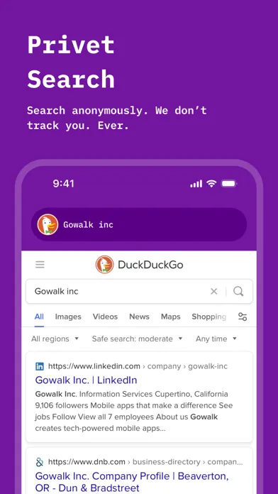 Скриншоты Tor Browser: Onion Private Web