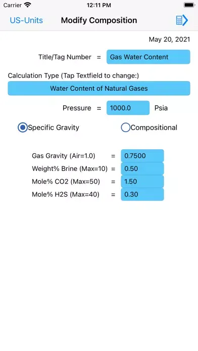 ภาพหน้าจอของ Gas-Water