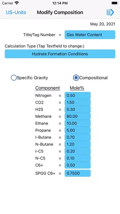 ภาพหน้าจอของ Gas-Water