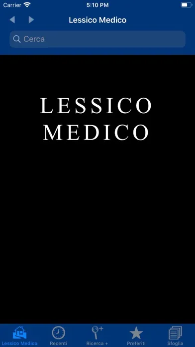 Captures d'écran de Lessico Medico