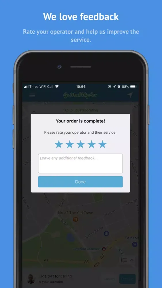 Zrzuty ekranu GoWashMyCar - mobile car wash