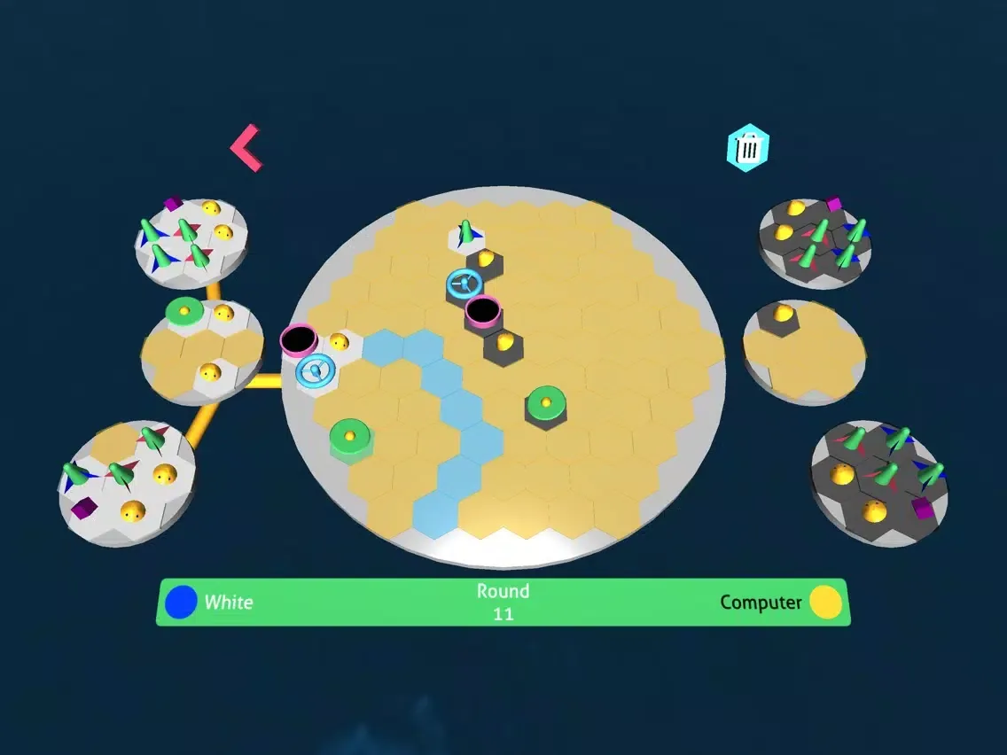 Hexin : Space Chess Game iPad  스크린샷