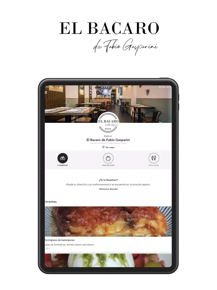 El Bacaro iPad  স্ক্রিনশট