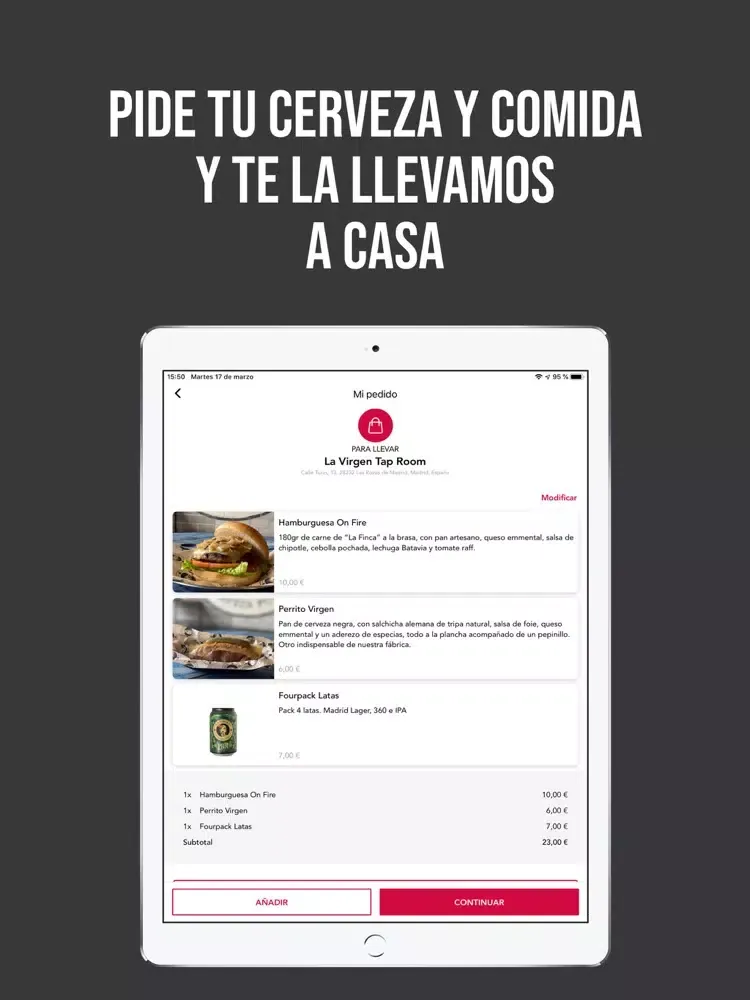 Cervezas La Virgen iPad  স্ক্রিনশট