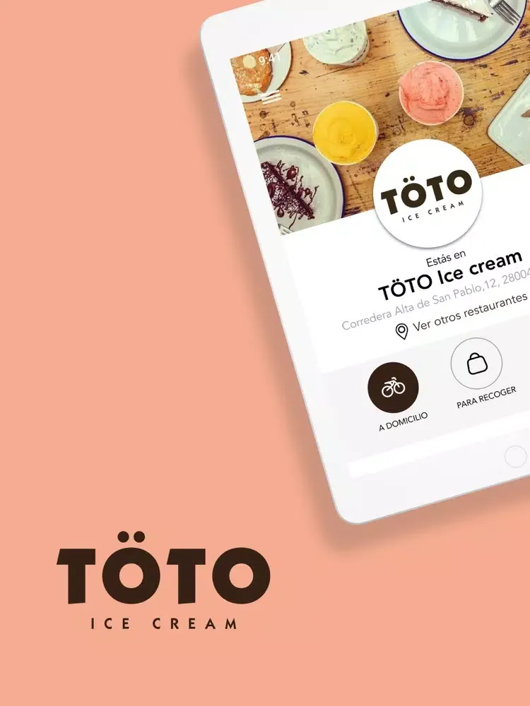 TÖTO ICE CREAM iPad  Screenshots