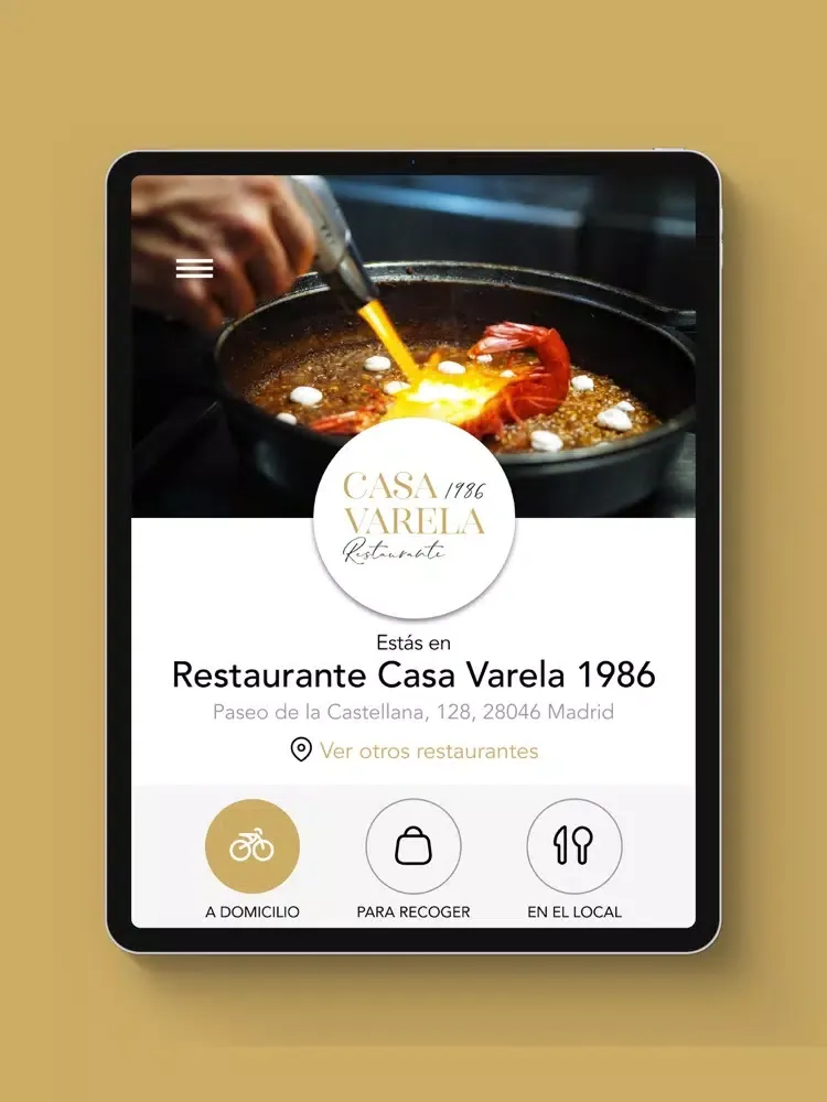 Zrzuty ekranu Restaurante Casa Varela 1986 iPad 