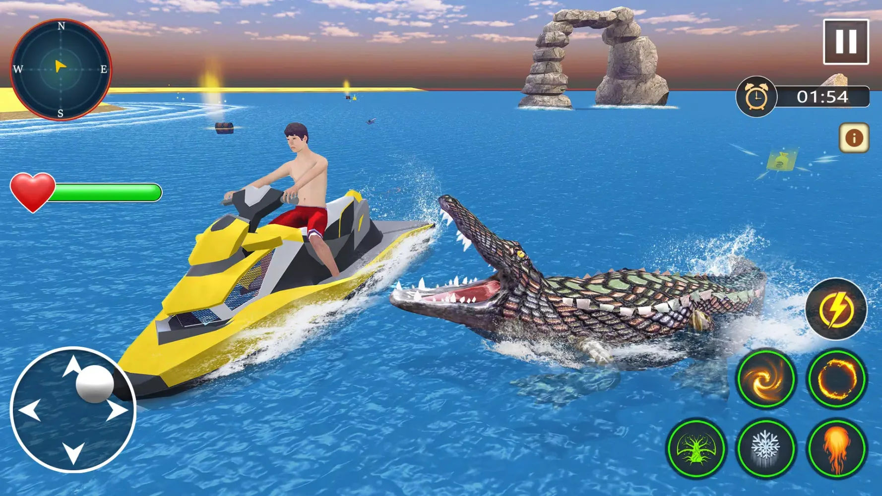 Animal Crocodile Attack Sim Screenshots