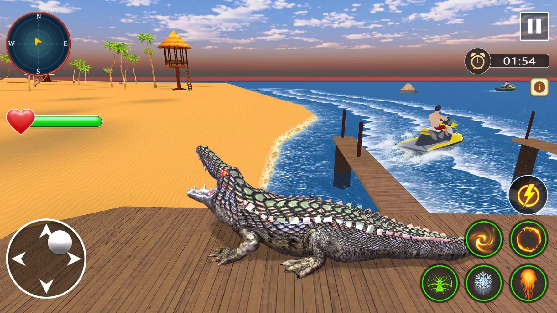 Animal Crocodile Attack Sim Screenshots