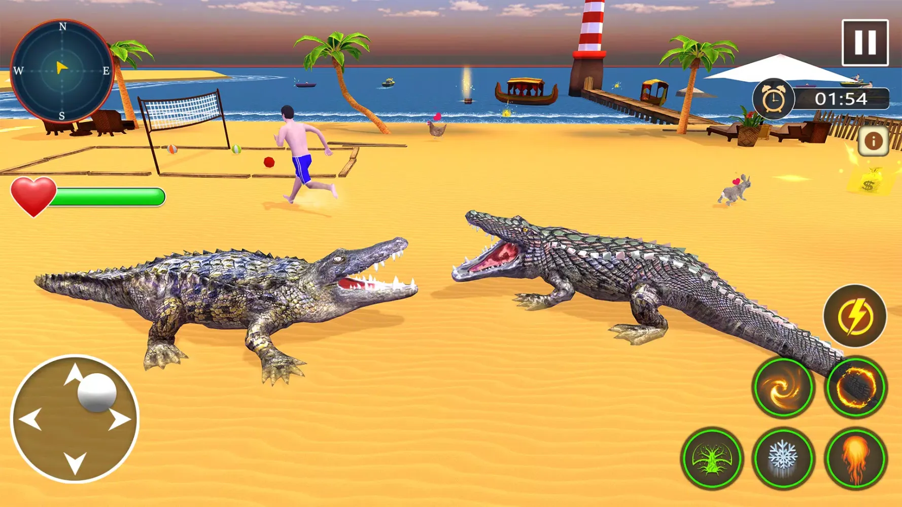 Animal Crocodile Attack Sim Screenshots