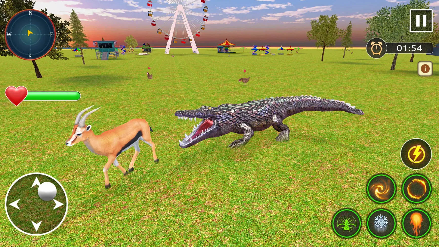 Animal Crocodile Attack Sim Screenshots
