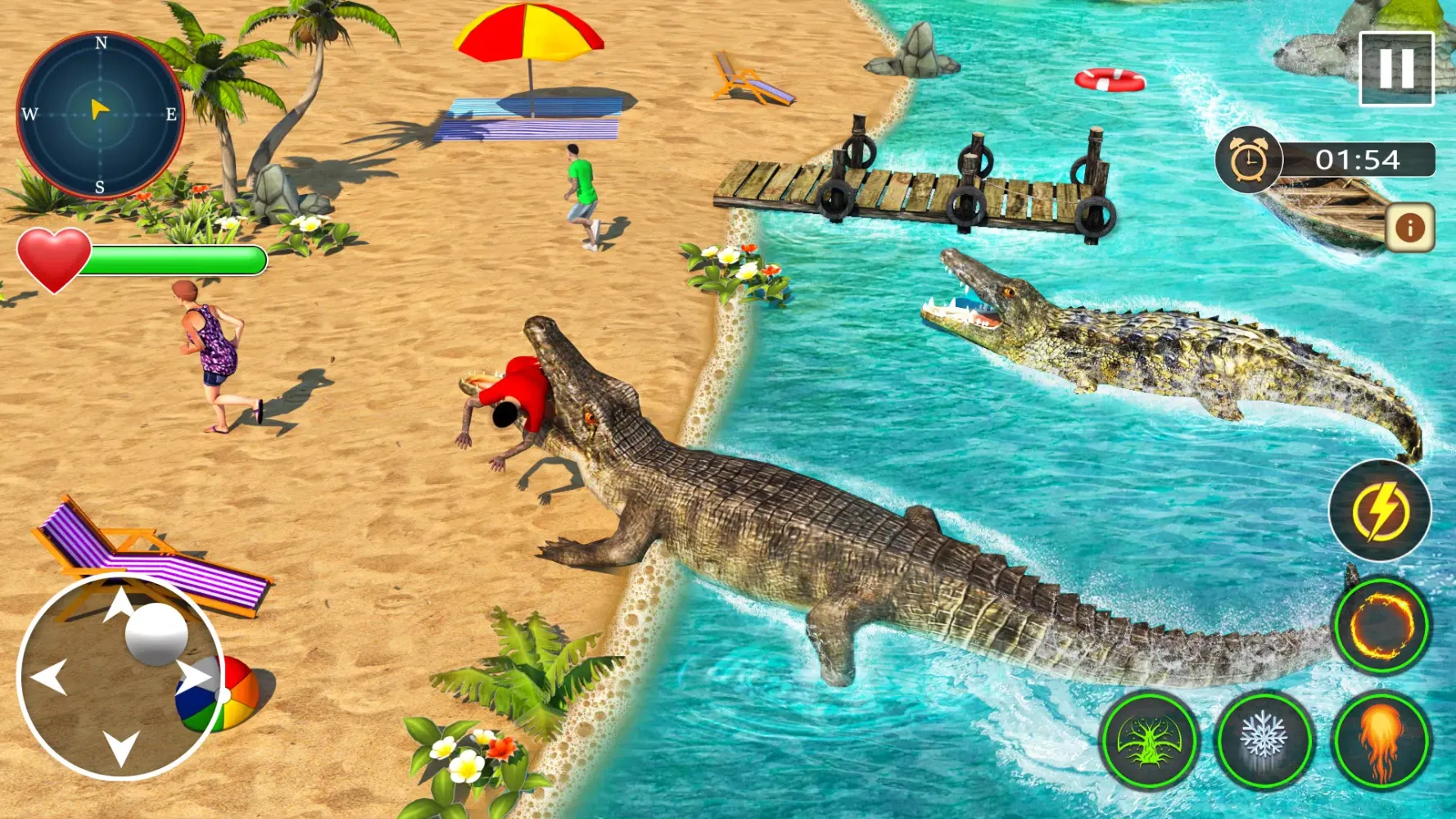 Animal Crocodile Attack Sim Screenshots