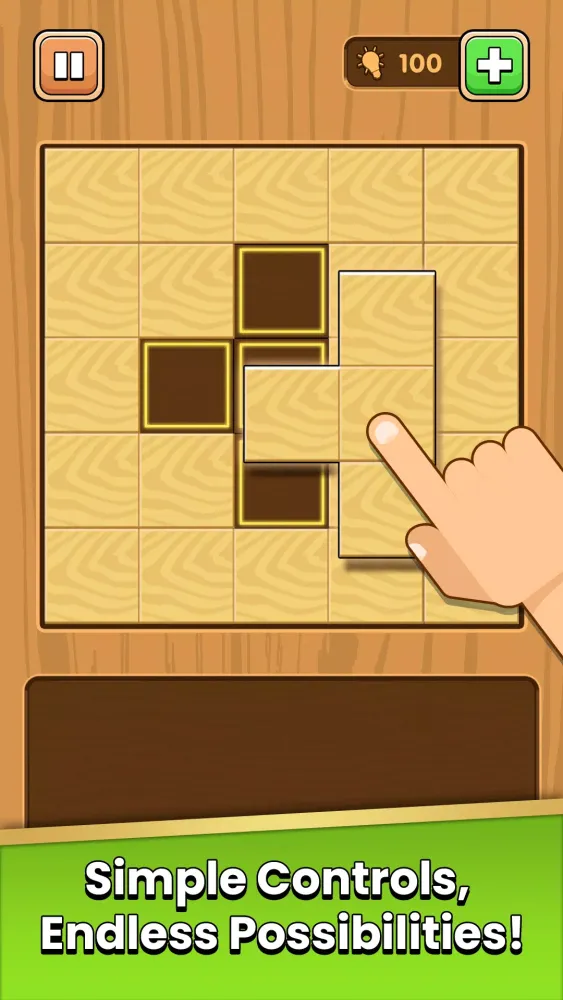 Wood Blocks: Fit and Clear Screenshots