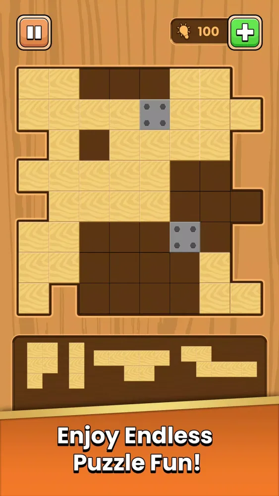 Wood Blocks: Fit and Clear Screenshots