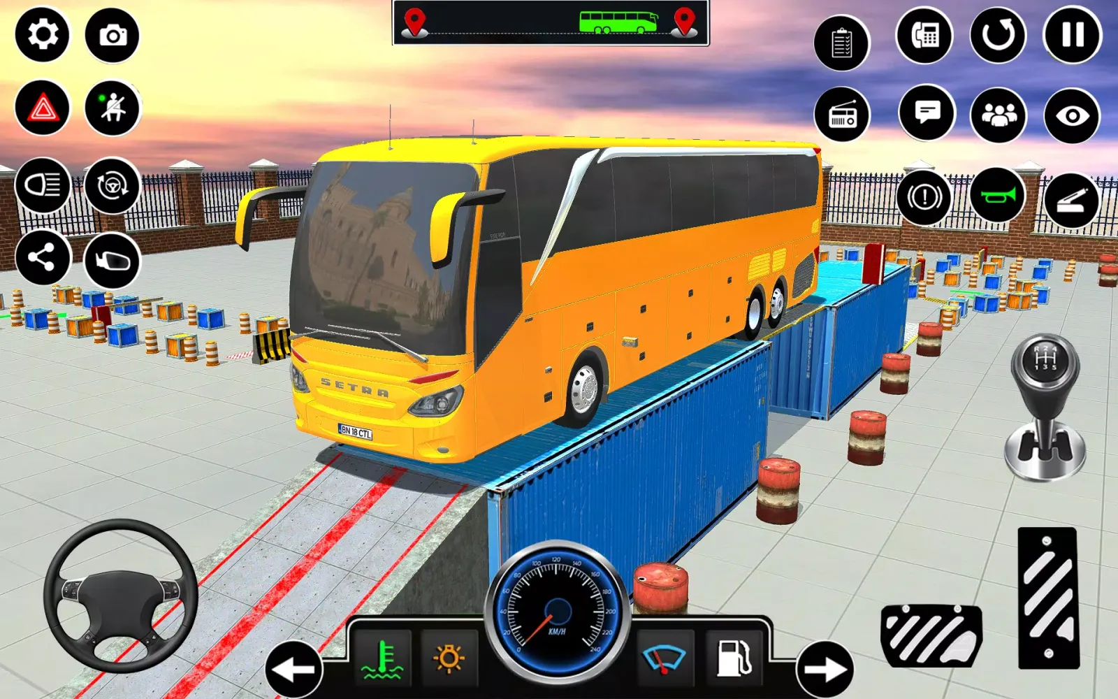 Скриншоты City Bus Parking 3D Games