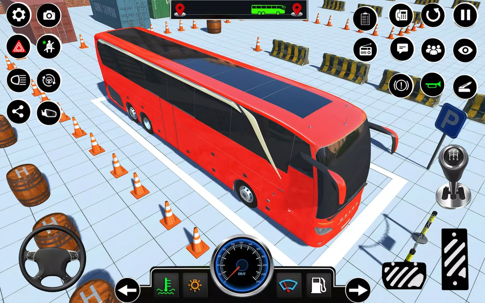 Скриншоты City Bus Parking 3D Games