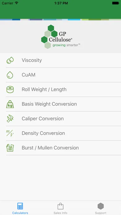 GP Cellulose Calculator应用截图