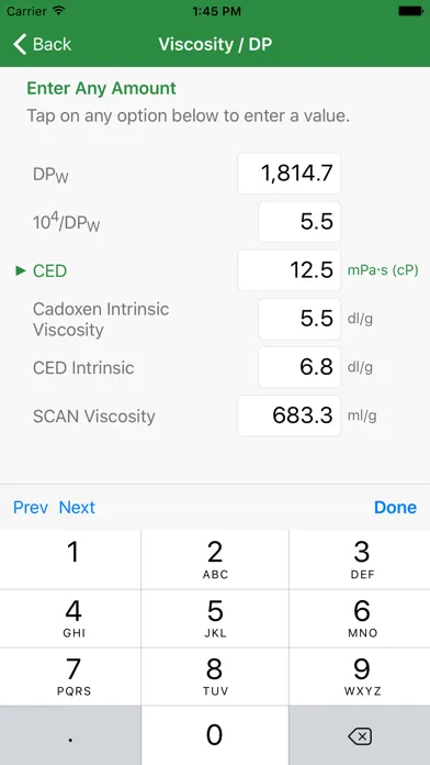 GP Cellulose Calculator应用截图
