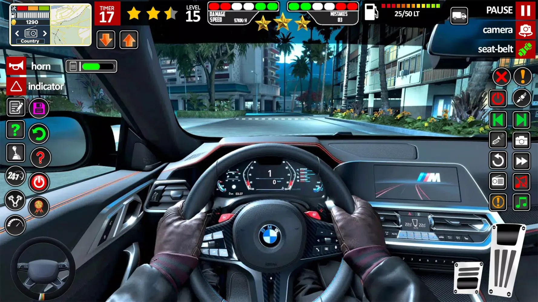 ภาพหน้าจอของ Classic Car Drive Parking Game