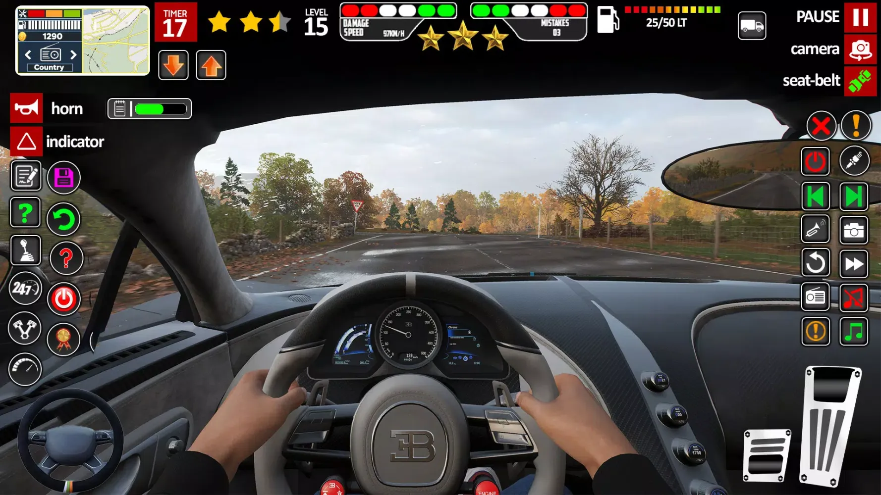 ภาพหน้าจอของ Classic Car Drive Parking Game