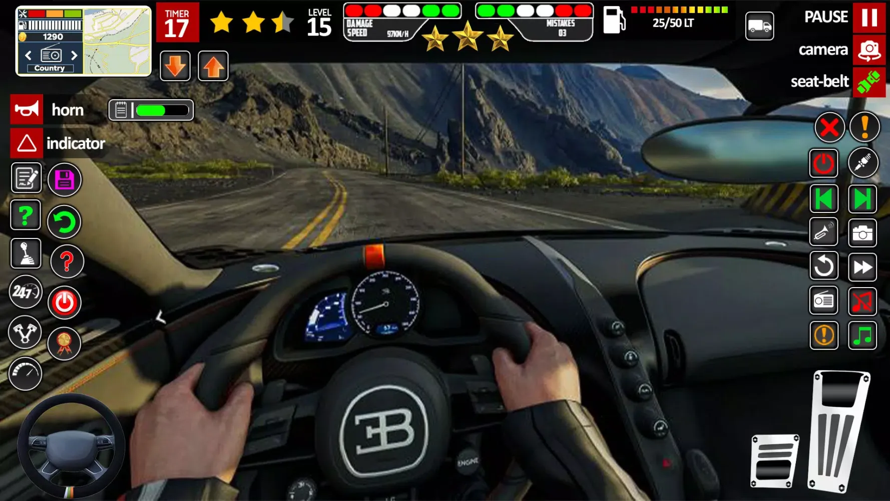 ภาพหน้าจอของ Classic Car Drive Parking Game