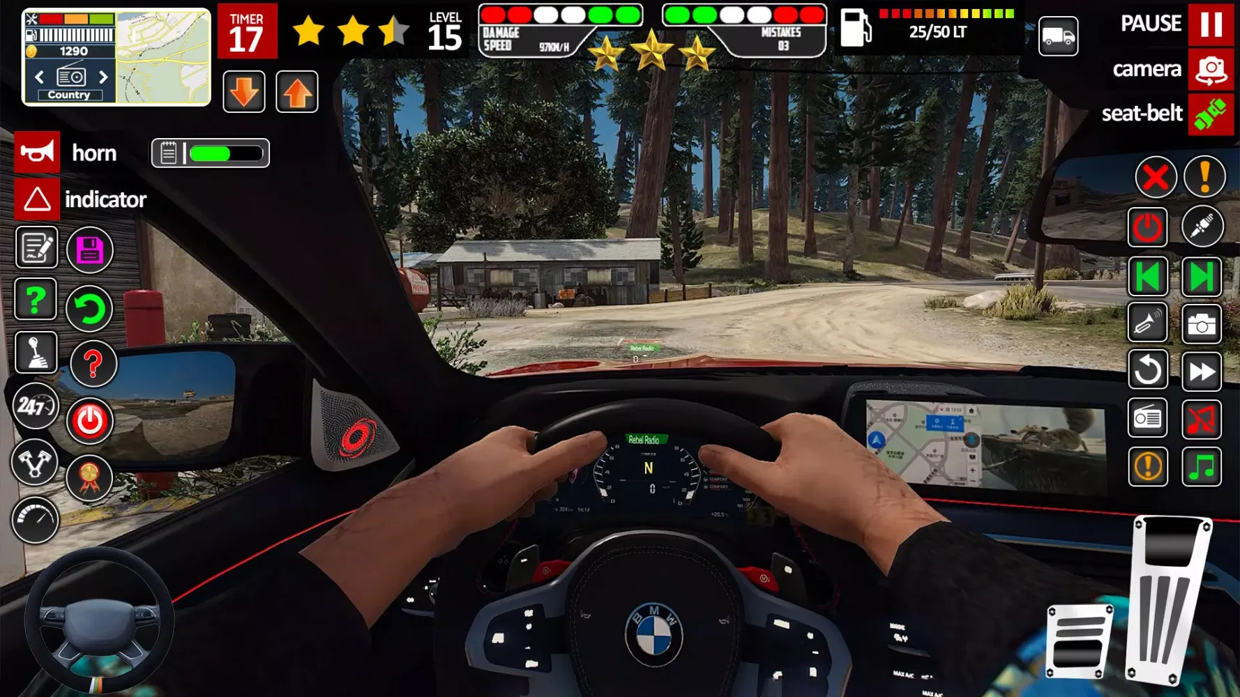 ภาพหน้าจอของ Classic Car Drive Parking Game