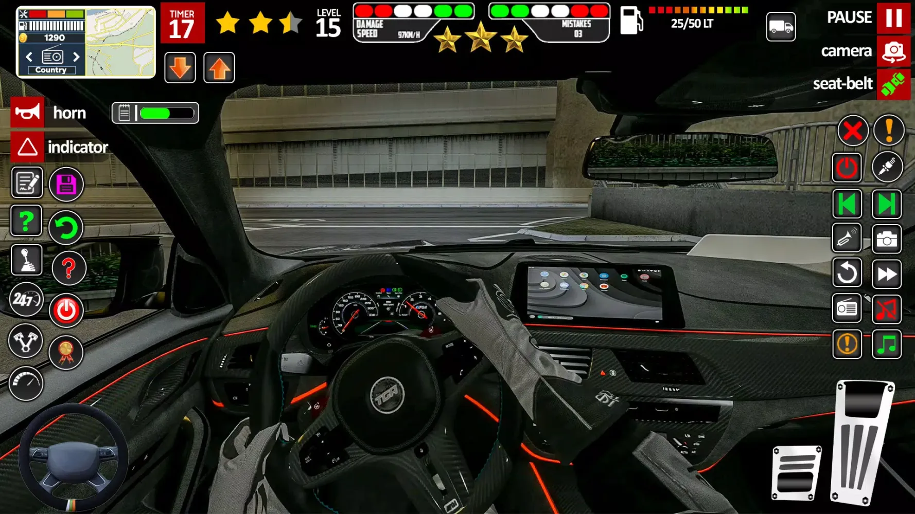 ภาพหน้าจอของ Classic Car Drive Parking Game