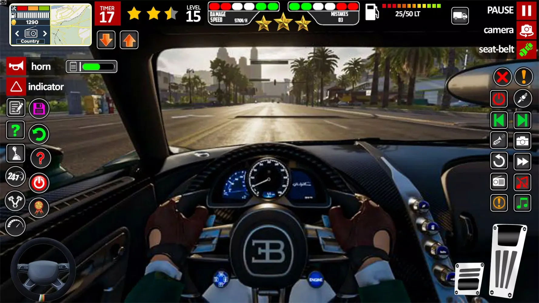 ภาพหน้าจอของ Classic Car Drive Parking Game