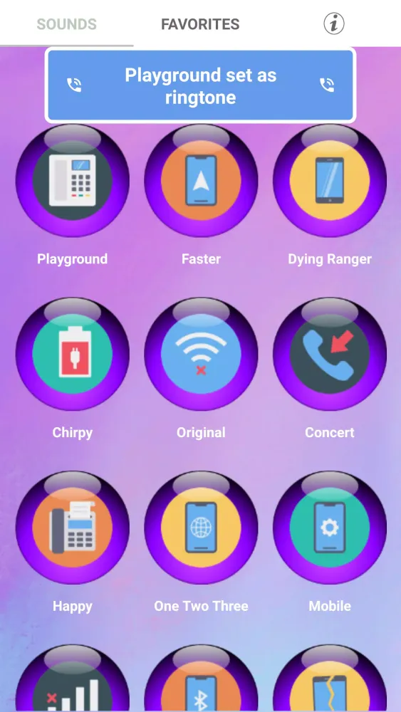 Captures d'écran de Digital Phone Ringtones