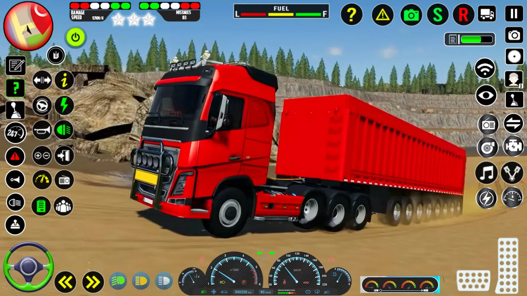 Captures d'écran de Real Indian Truck Driving 3D