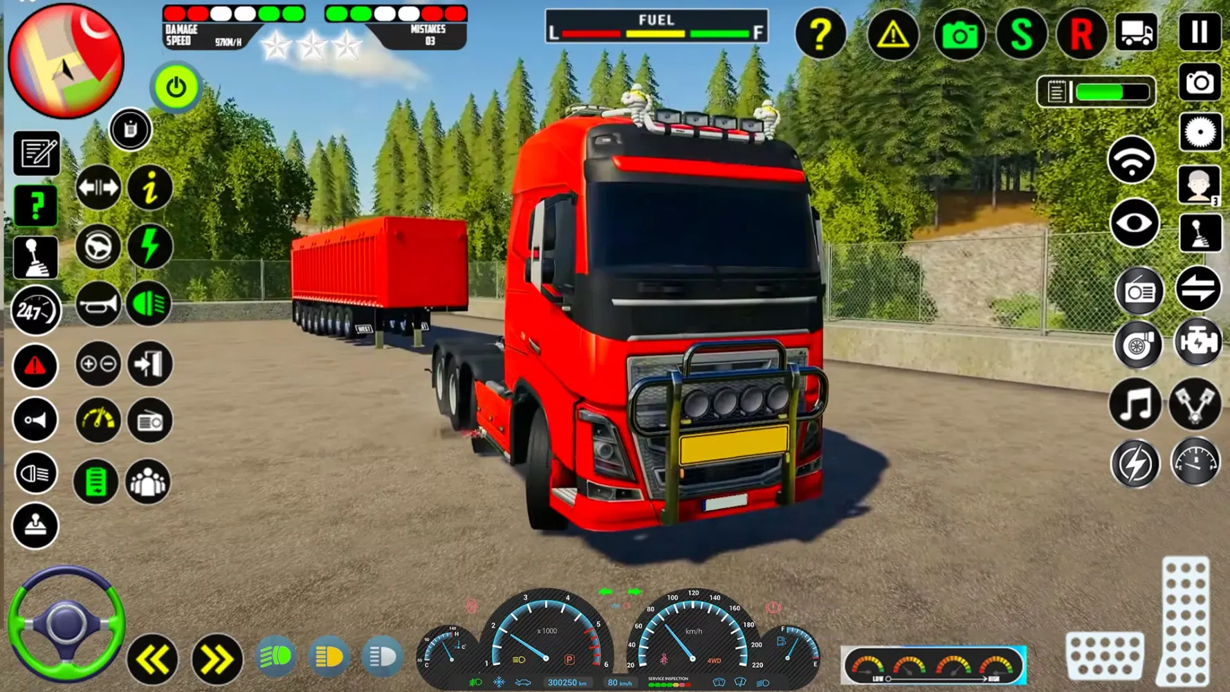 Captures d'écran de Real Indian Truck Driving 3D