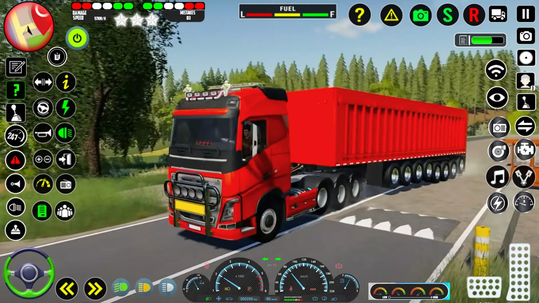 Captures d'écran de Real Indian Truck Driving 3D