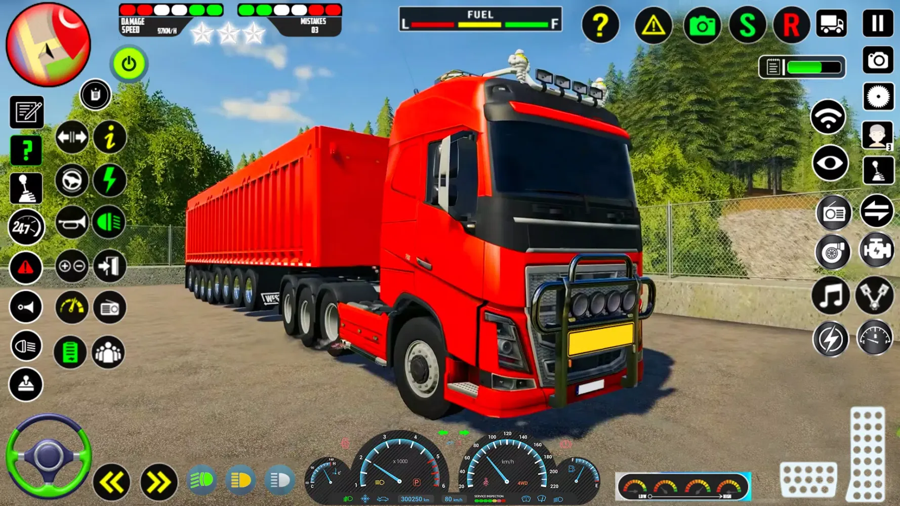 Captures d'écran de Real Indian Truck Driving 3D