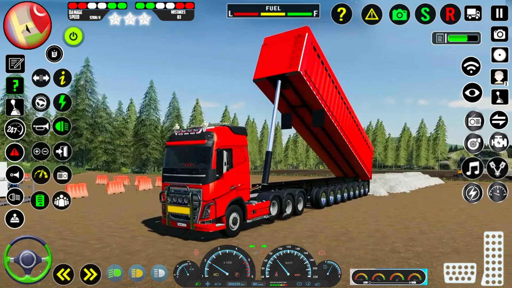 Captures d'écran de Real Indian Truck Driving 3D