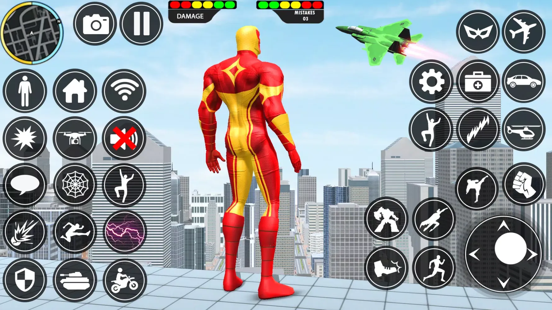 Spider Hero Man Rope Hero Game Screenshots