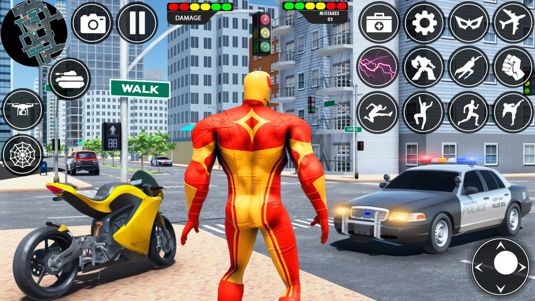 Spider Hero Man Rope Hero Game Screenshots