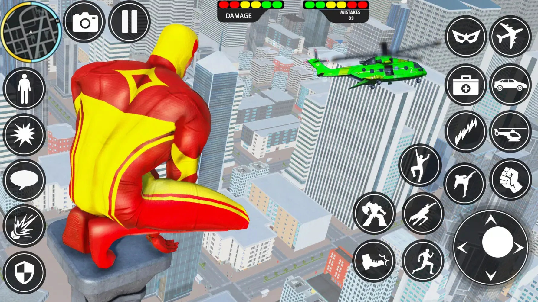 Spider Hero Man Rope Hero Game Screenshots