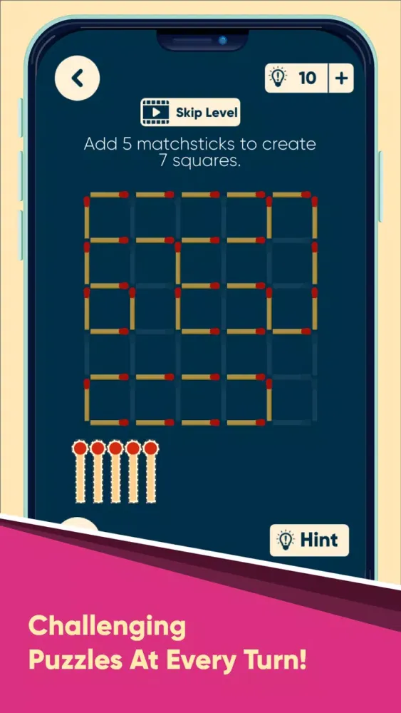 Matchstick Master: Math Riddle Screenshots