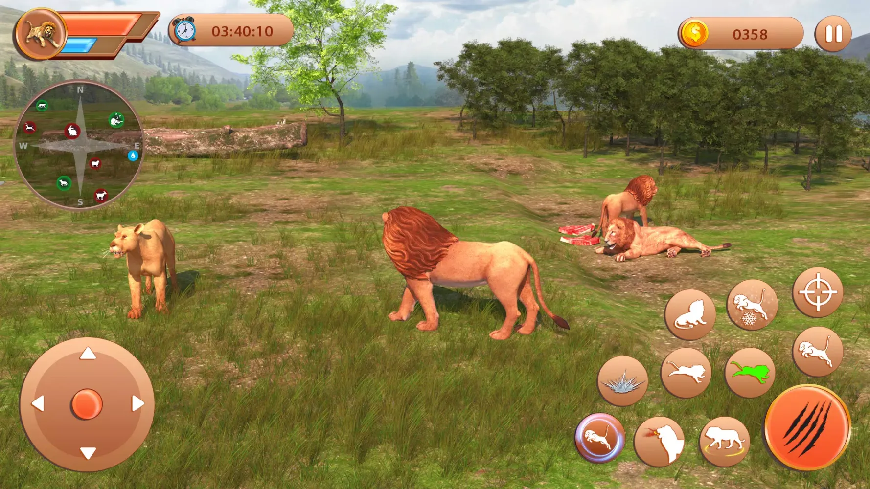 Lion Games Animal Simulator 3D Screenshots