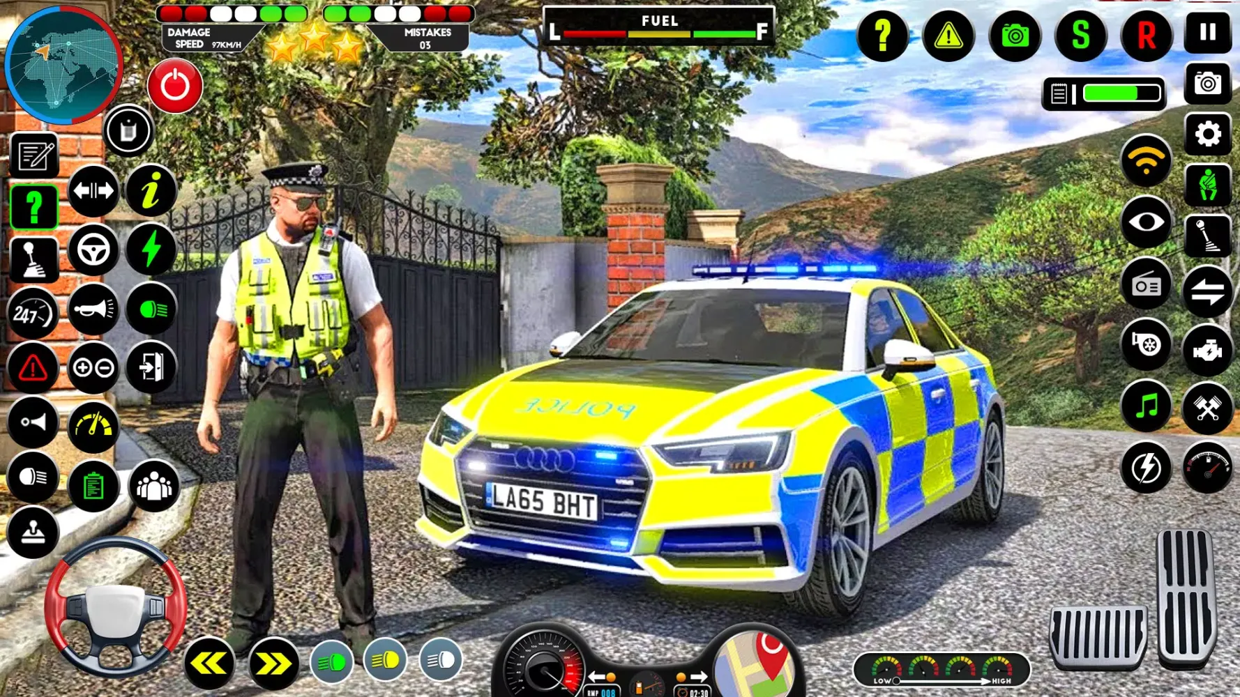 US Police Cop Car Chase Game سکرین شاٹس
