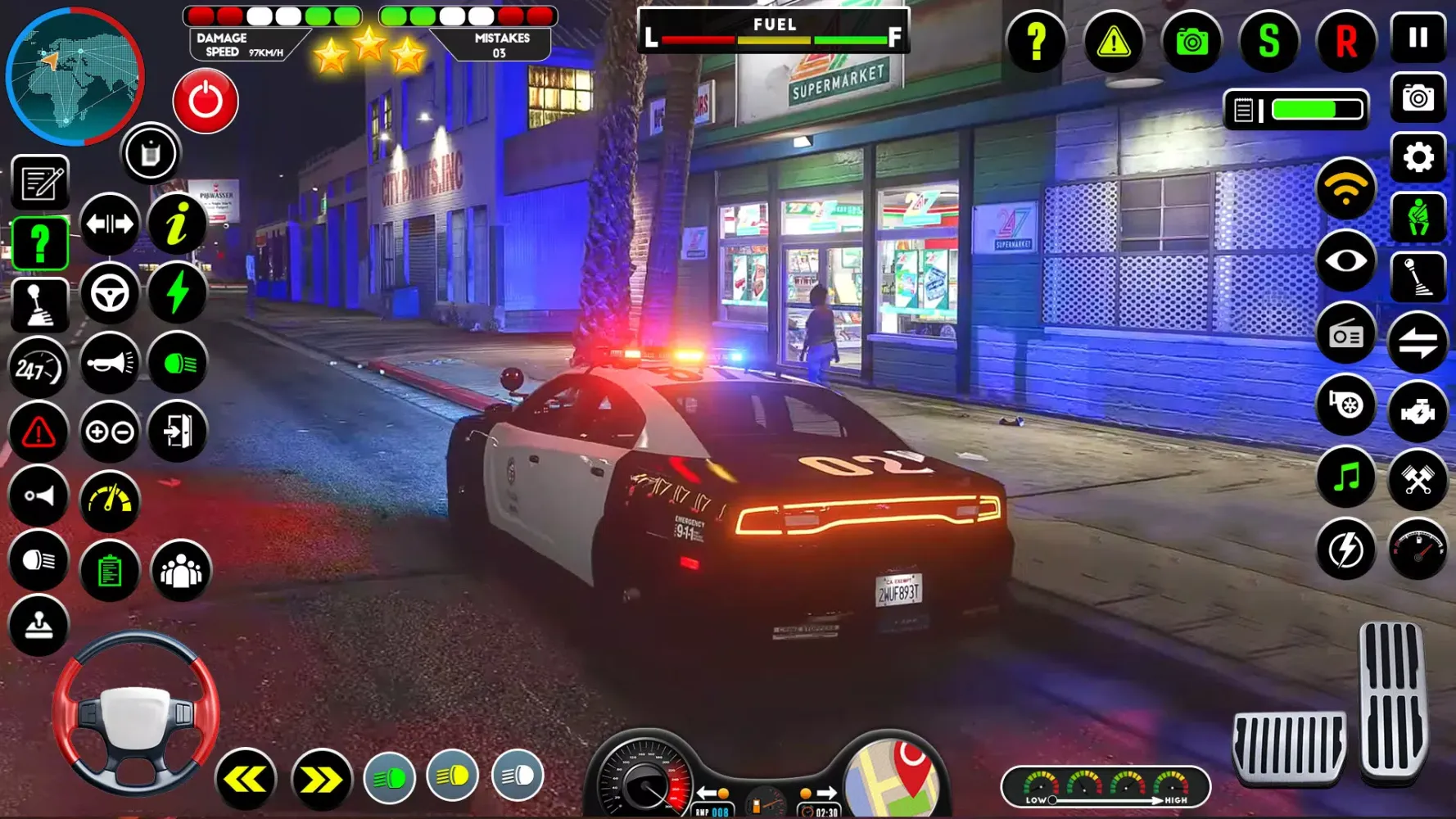 US Police Cop Car Chase Game سکرین شاٹس